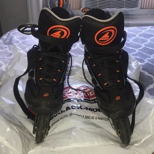 Rollerblades men black size 11 roller blades